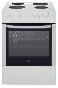 Koken Fornuis elektrisch Beko FSS66000GW Koken Fornuis elektrisch Beko FSS66000GW