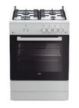 Koken Fornuis gas Beko FSG62010DW Koken Fornuis gas Beko FSG62010DW