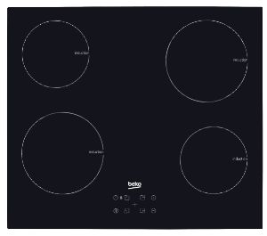 Koken Kookplaat Beko inductie HII64401AT Koken Kookplaat Beko inductie HII64401AT
